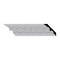 Ekena Millwork 3 1/8"H x 3 1/8"P x 4 1/4"F x 94 1/2"L, (1 7/8" Repeat) Foster Coin & Bead Crown Moulding MLD03X03X04FO - alternate 1